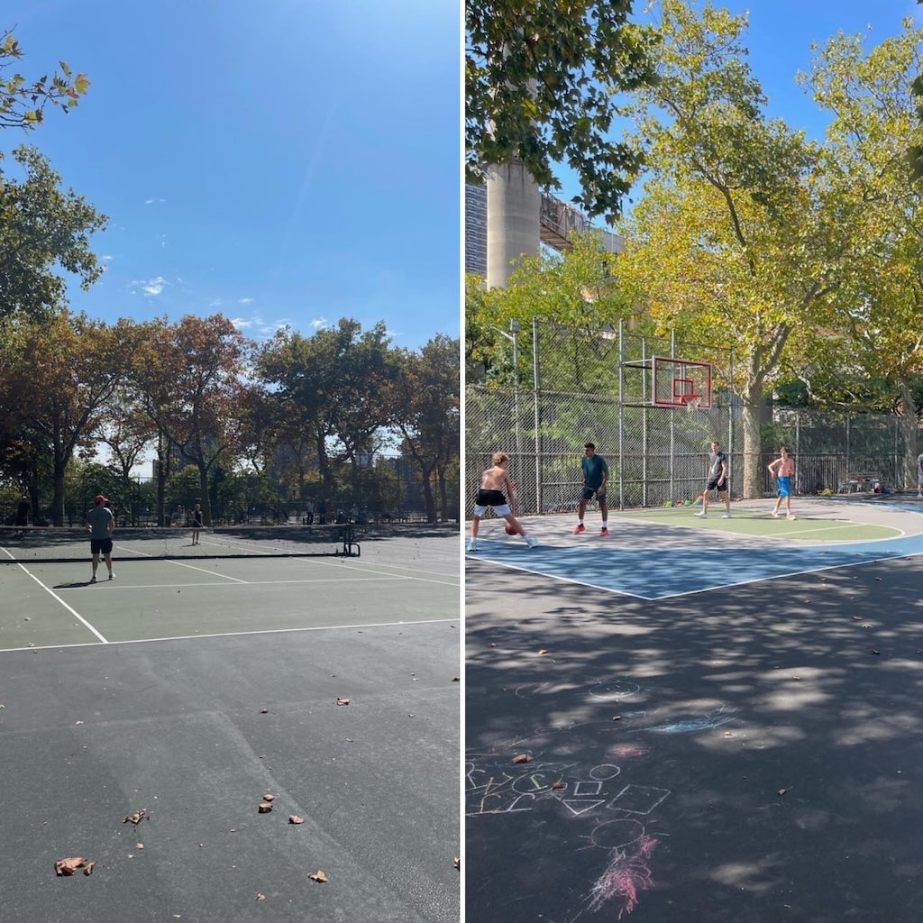 new sports courts john jay park