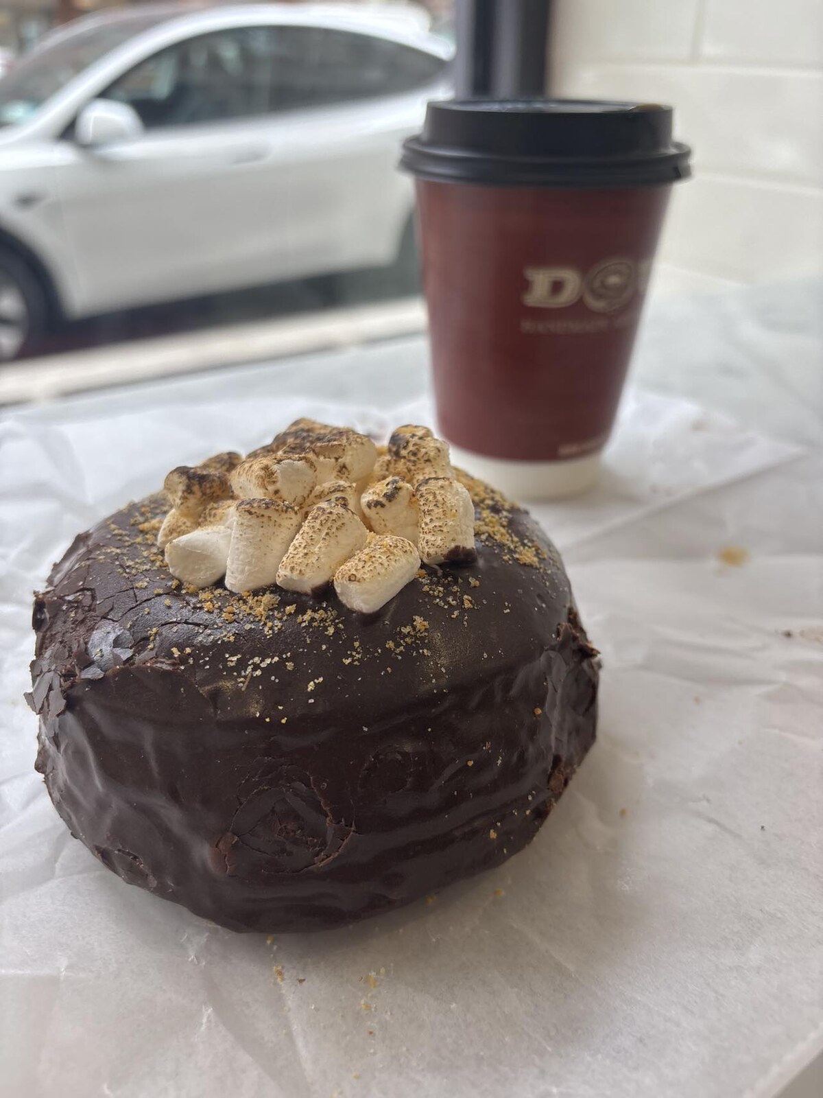 dough s'mores doughnut
