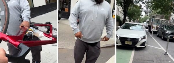 Driver Chases Cyclist Down Upper East Side Bike Lane, Then Gets Out and Grabs His Bike