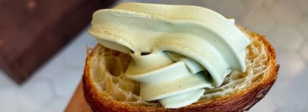 This New UES Café Is Serving Gelato-Filled Croissant Cones