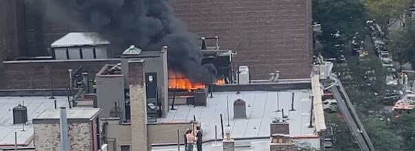 Firefighter Hospitalized After Rooftop Fire on Upper East Side